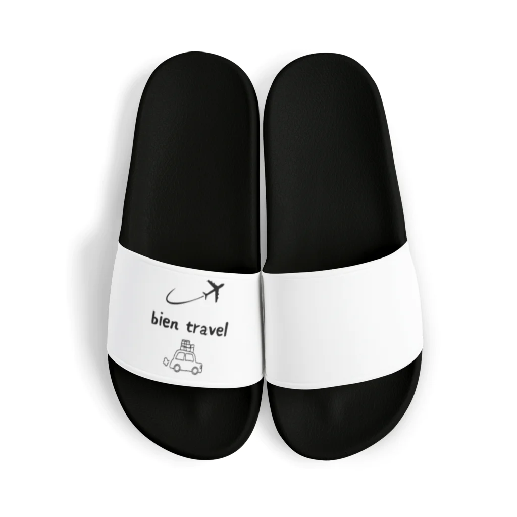 bien_travelの【bien旅行】モノクロ・応援グッズ Sandals