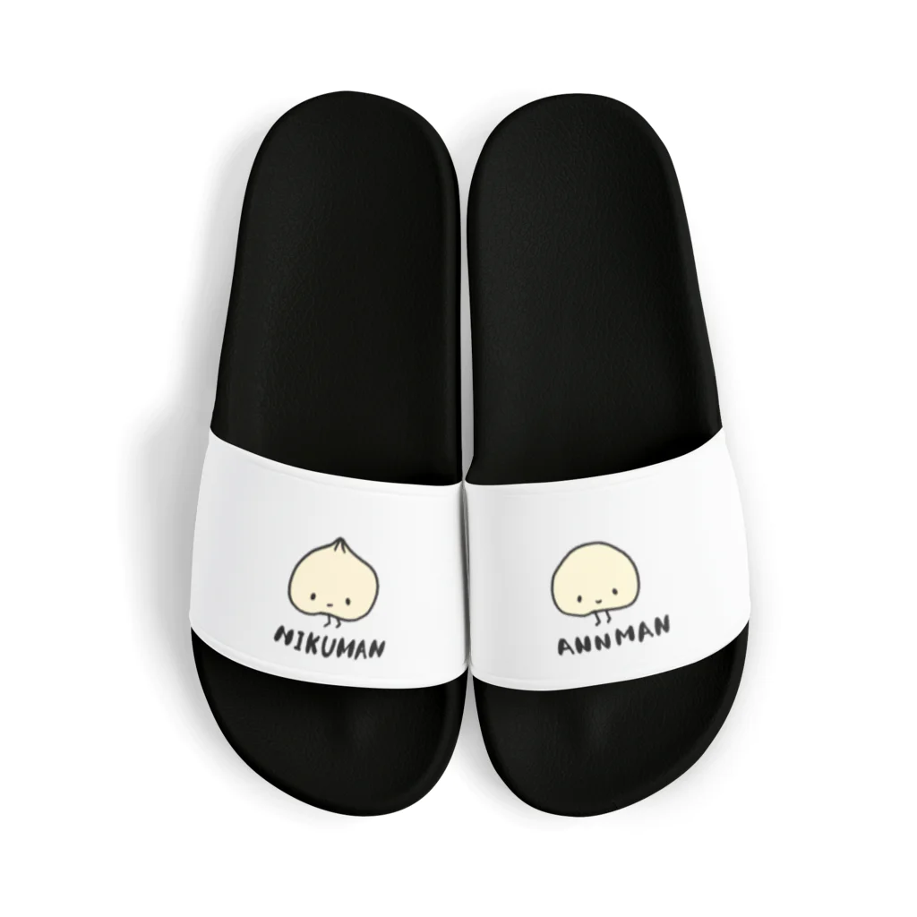 ぱてぃくるのにくまん Sandals