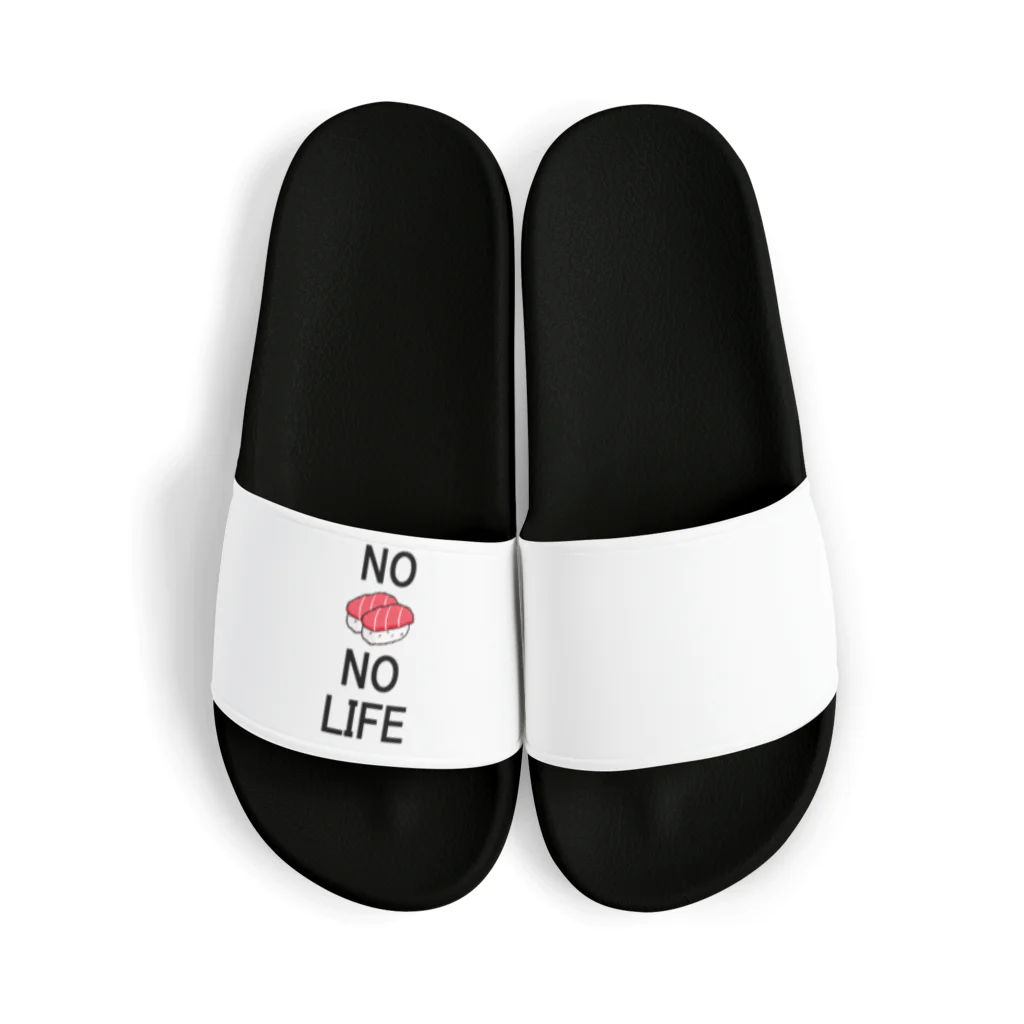 ひよこねこ ショップ 1号店のNo Sushi No Life Sandals