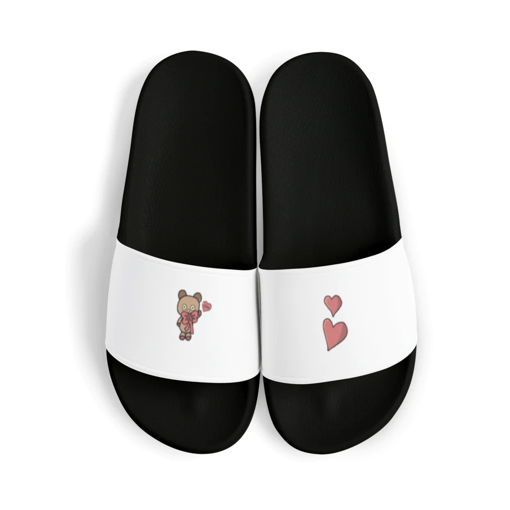 8083のTeddy Love(ハートタグ) Sandals