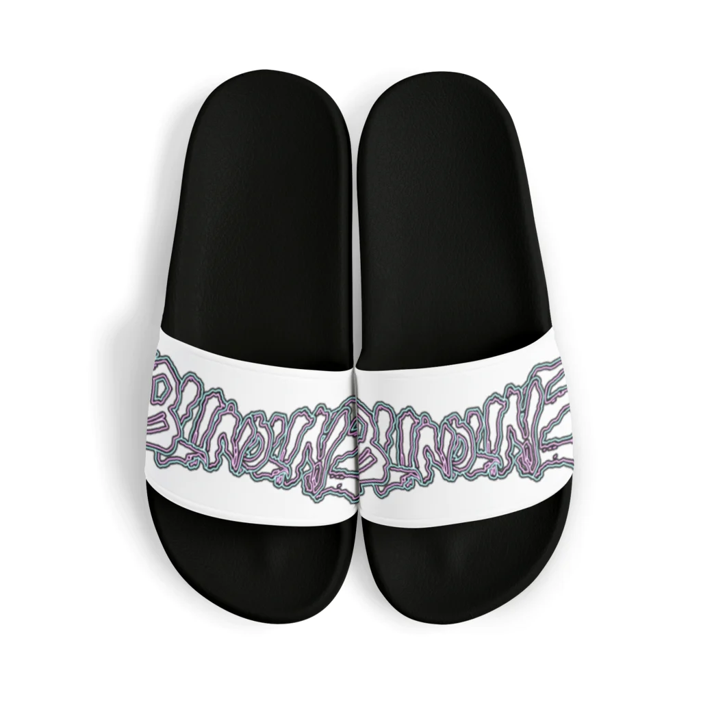 曜変天目堂のBLINDLINE LOGO Sandals