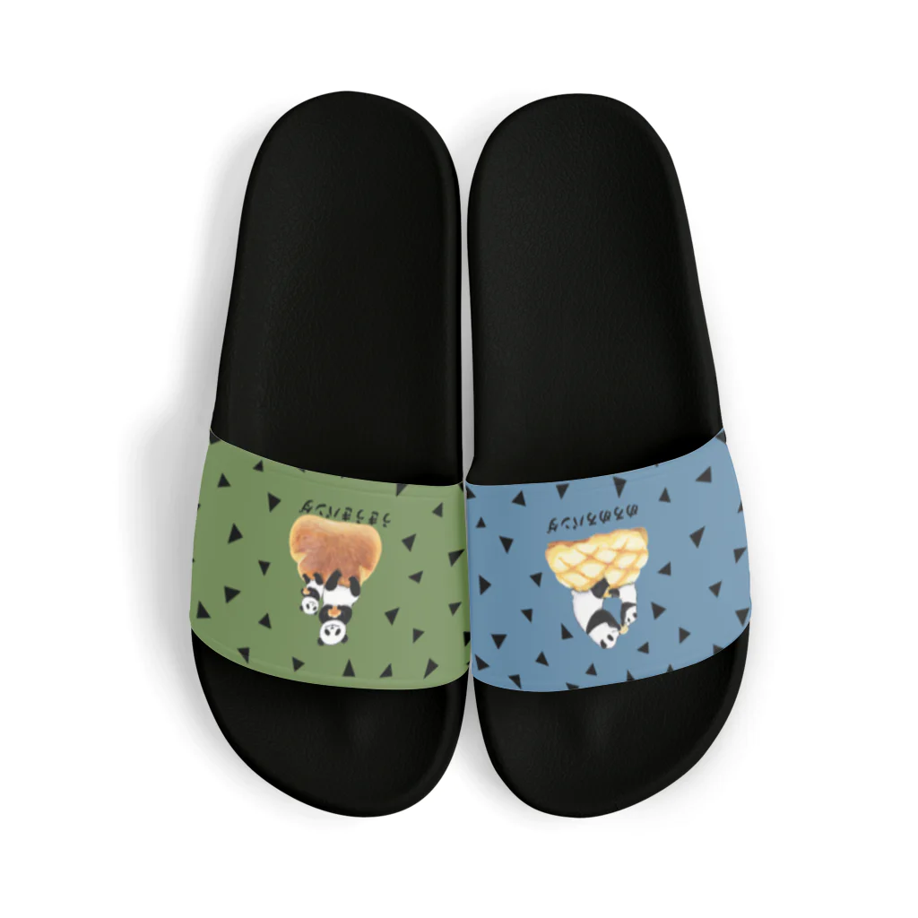 fig-treeのうきうきパンダとめろめろパンダ Sandals