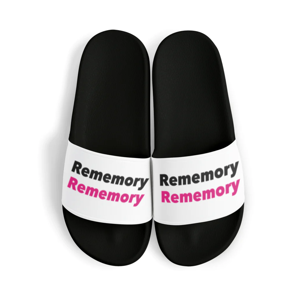 R&MemoryのRememory pink サンダル