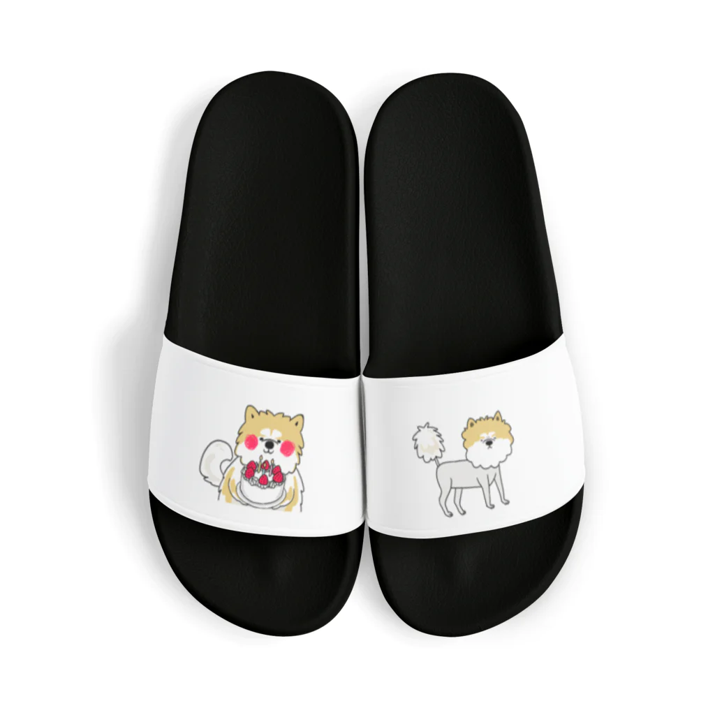 保護犬達の楽園オリジナルグッズのハッピー大吉くん Sandals