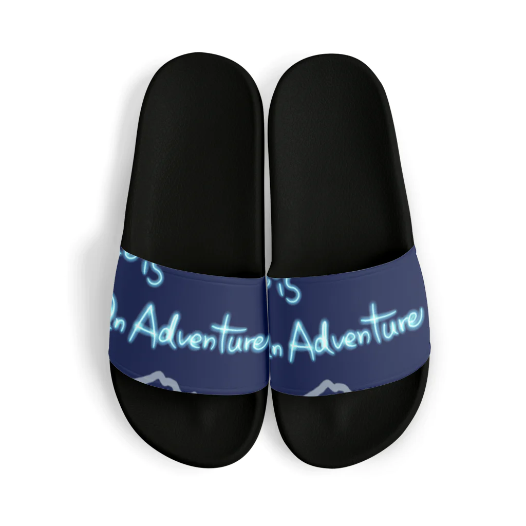 hajime's shop のLife is an adventure！（山の夜空ver.） Sandals