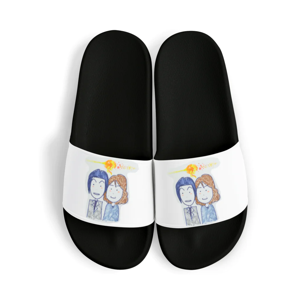 わかをさんのみせやさんののりことはるみ（ノリハルかよ。） Sandals