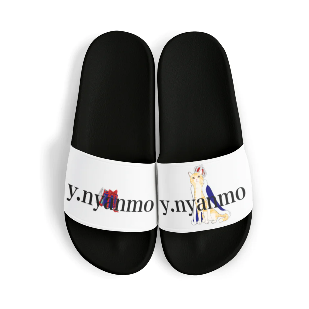 y.nyanmo やよにゃんもの王冠猫サンダル Sandals