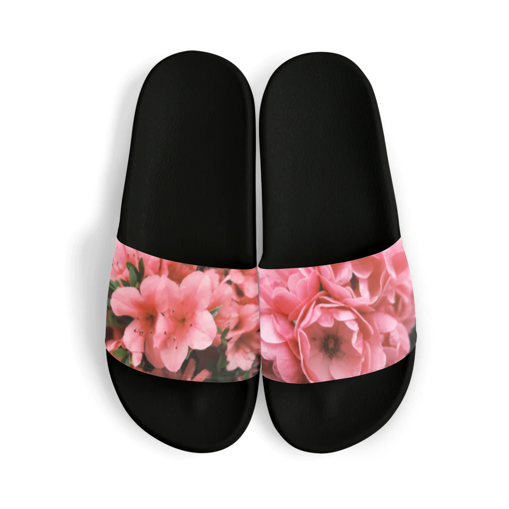 レトロメモリーの花サンダル Sandals