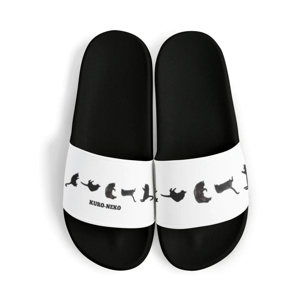 マロマロのKURO-NEKO Sandals