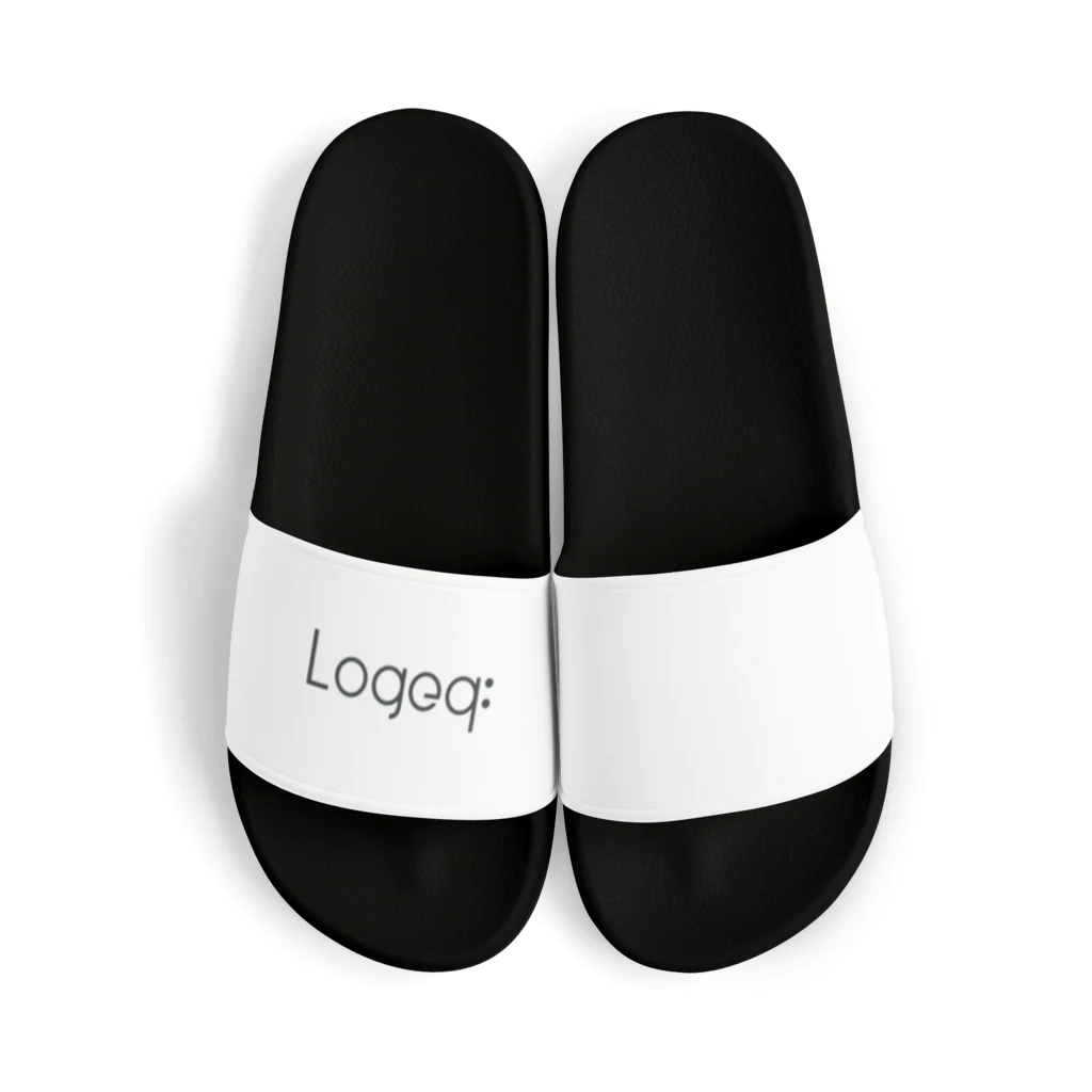 久樂 陸（と時々PE-）のショップのLogeq LOGO Sandals