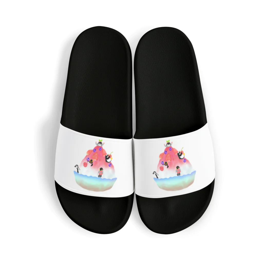 Lily bird（リリーバード）のかき氷とペンギンたち① Sandals