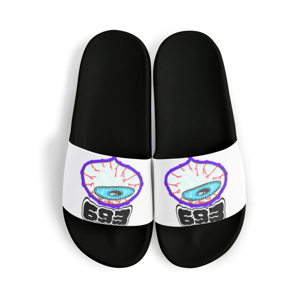 693ぽっぷクリエイティブのブランド　693 　目覚めの眼球 Sandals