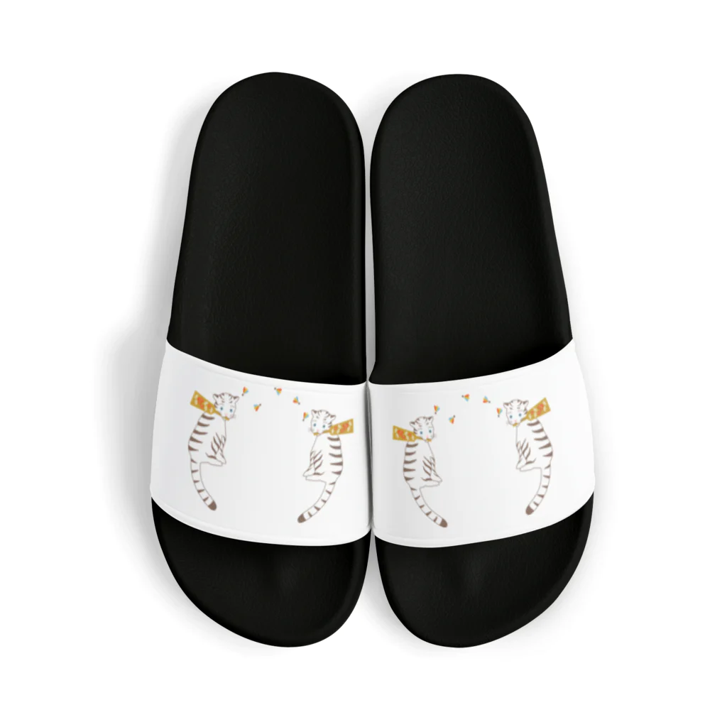 Amiの羽子板白虎 Sandals