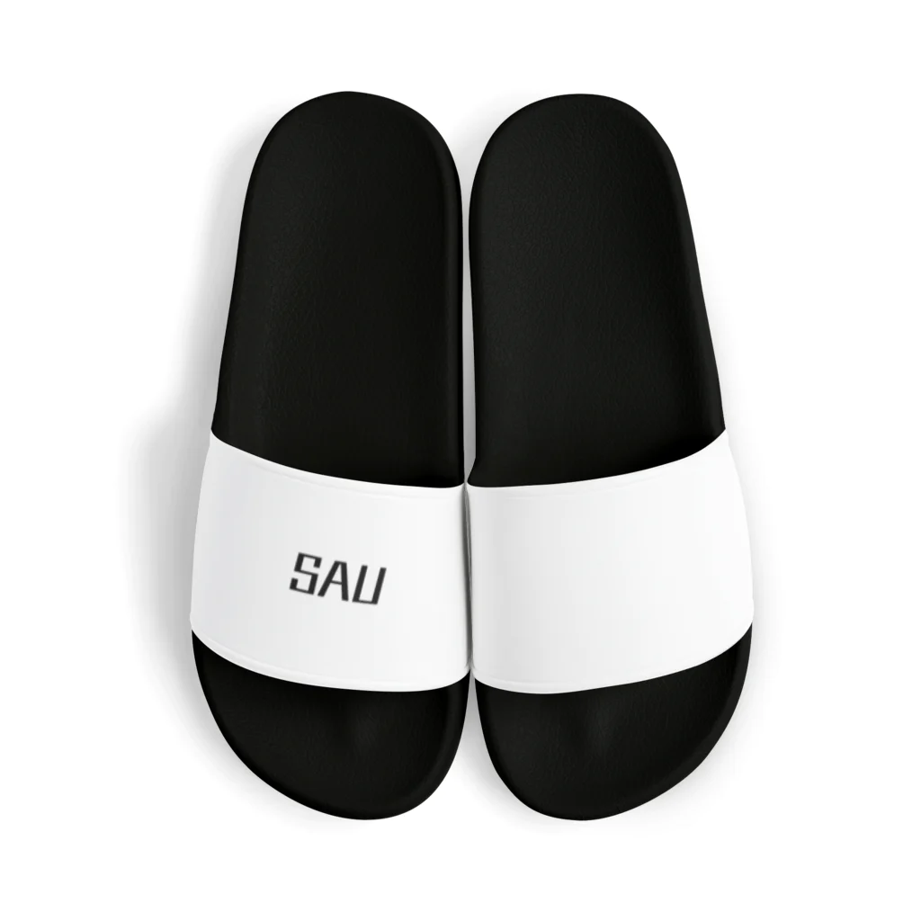 SAUのSAU®/Sauna Sandals Low whaite and Black サンダル