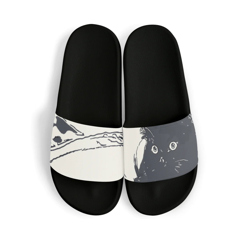 スケキヨ🐾の黒猫のジジくん　シリーズ1 Sandals