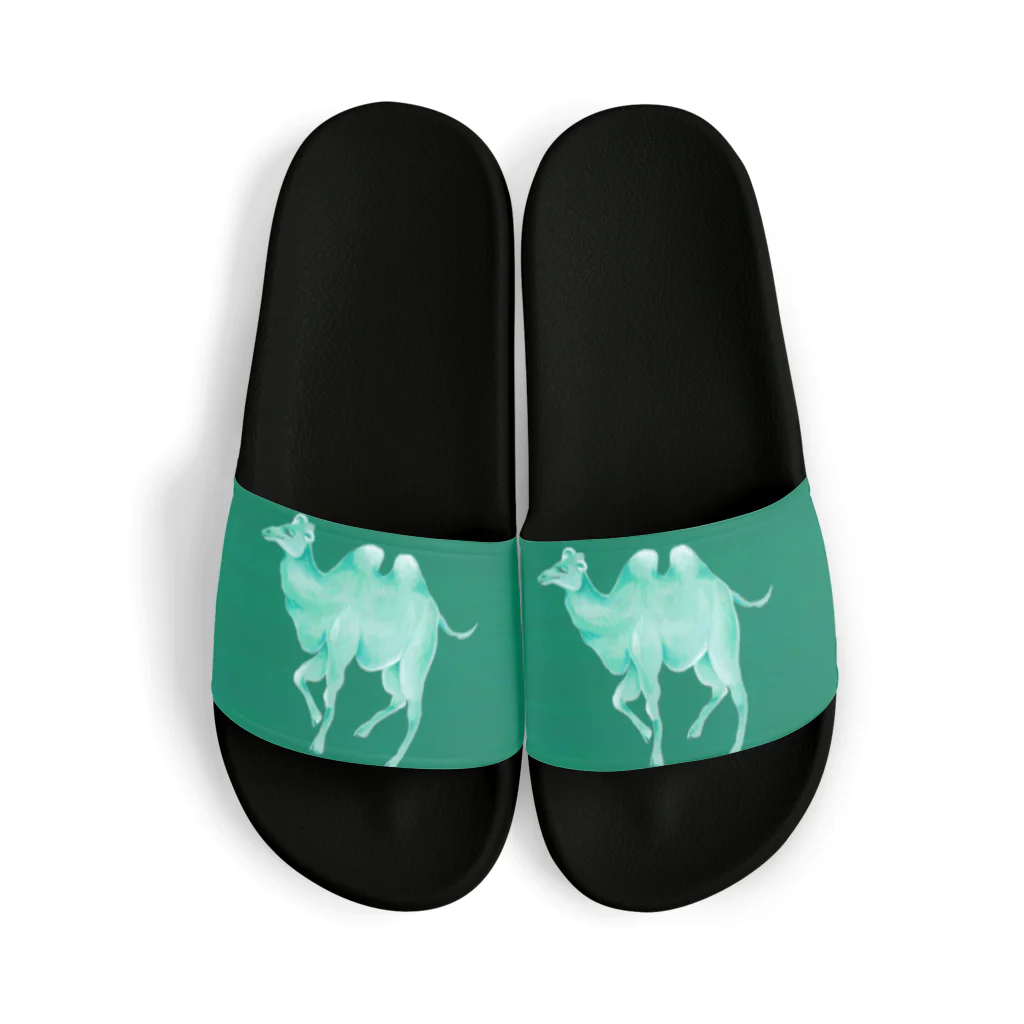 Torinomaの緑の陽気な駱駝くん Sandals