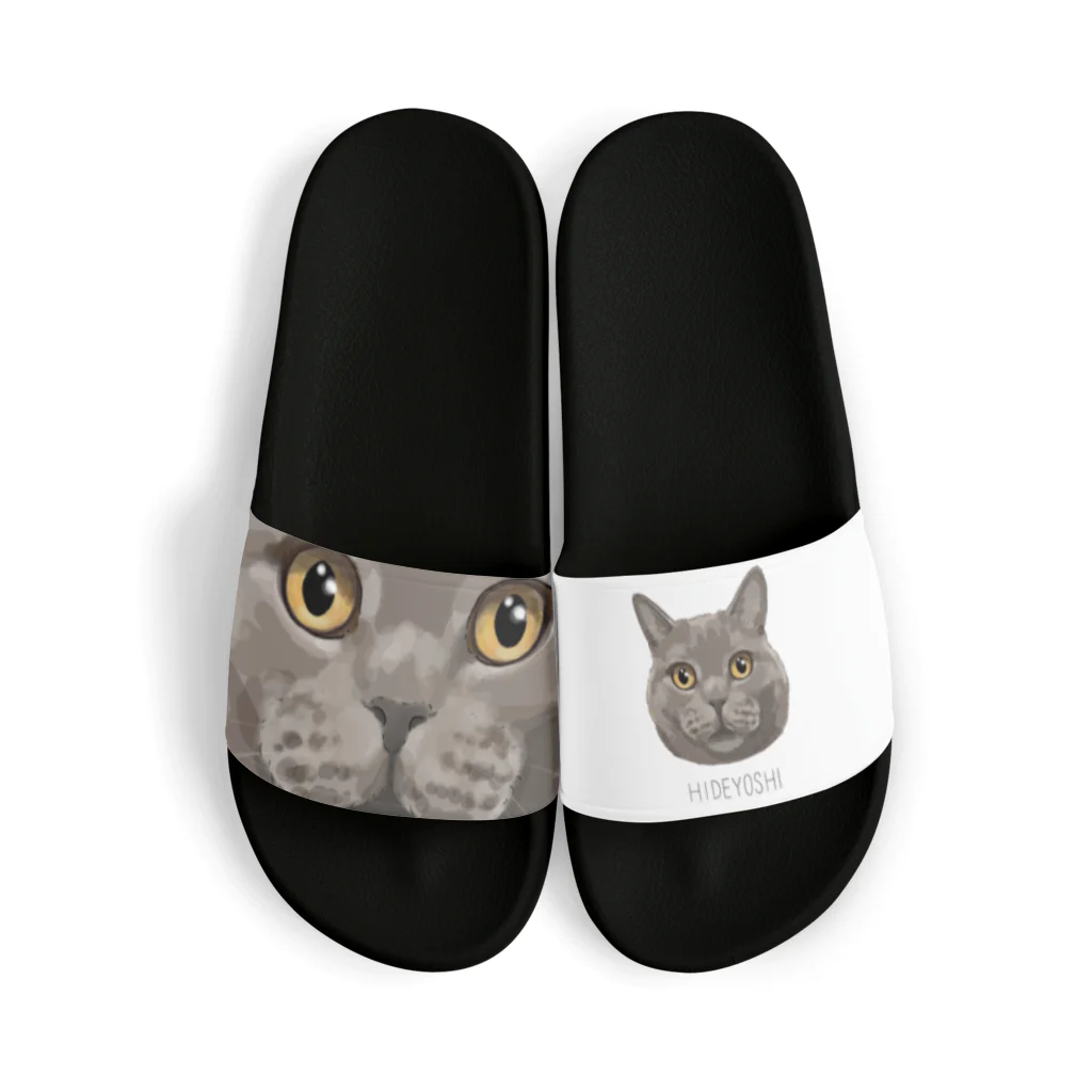 みきぞーん｜保護猫 ミッキー画伯と肉球とおともだちのhideyoshi Sandals