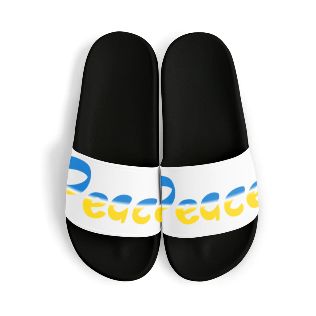 サトオのPeace ウクライナ国旗カラー Sandals