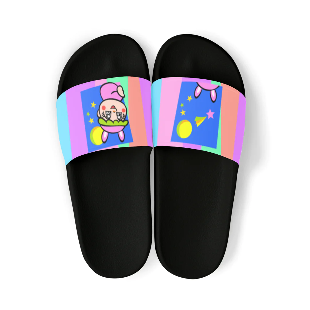 あきじあまみぃの月から来たウサギちゃん Sandals