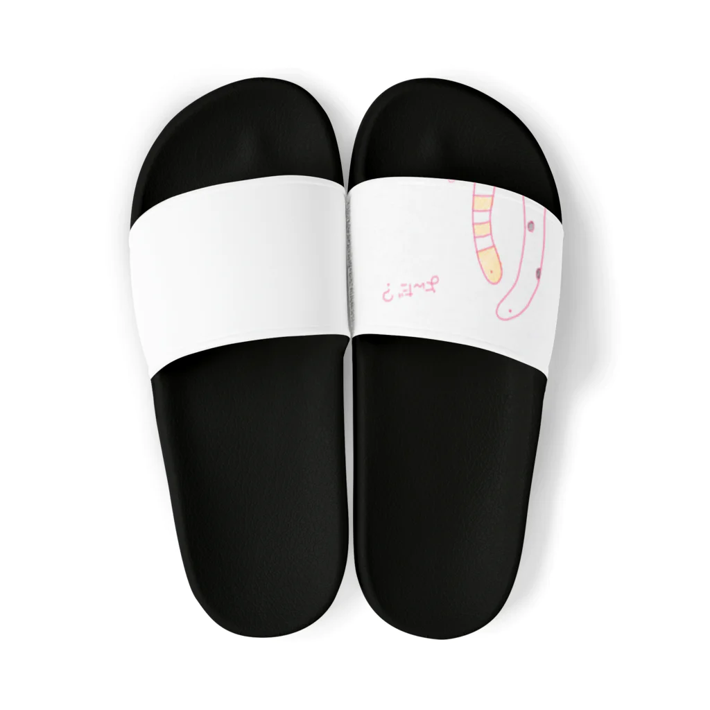 小さなおみやげやさん（SUZURI支店）のチンアナゴくんとニシキアナゴくん Sandals