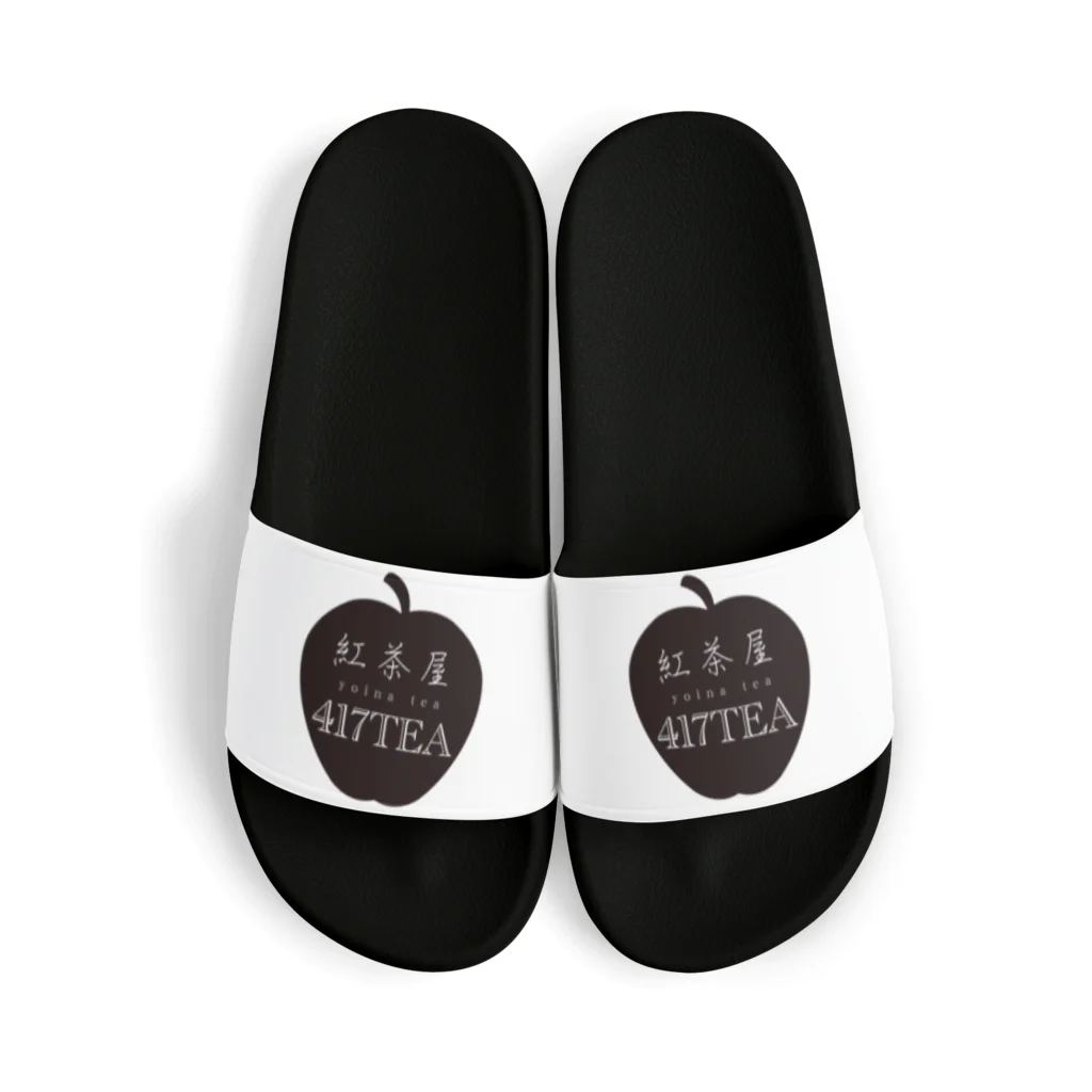 紅茶屋 417TEAのきゃさりん工房の紅茶屋 417TEA_BLACK Sandals