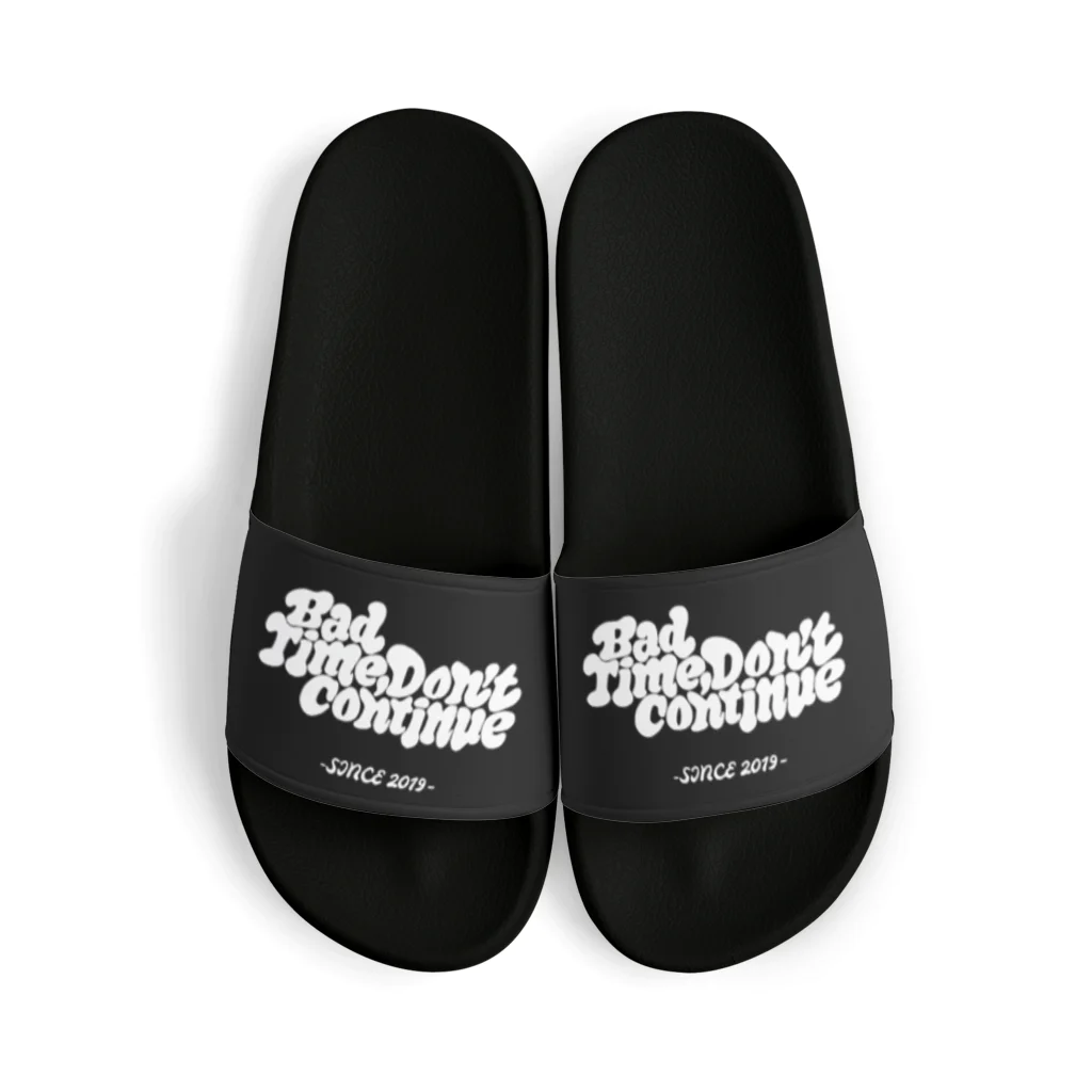 Bad Time,Don't ContinueのBTDC(logo) Sandals