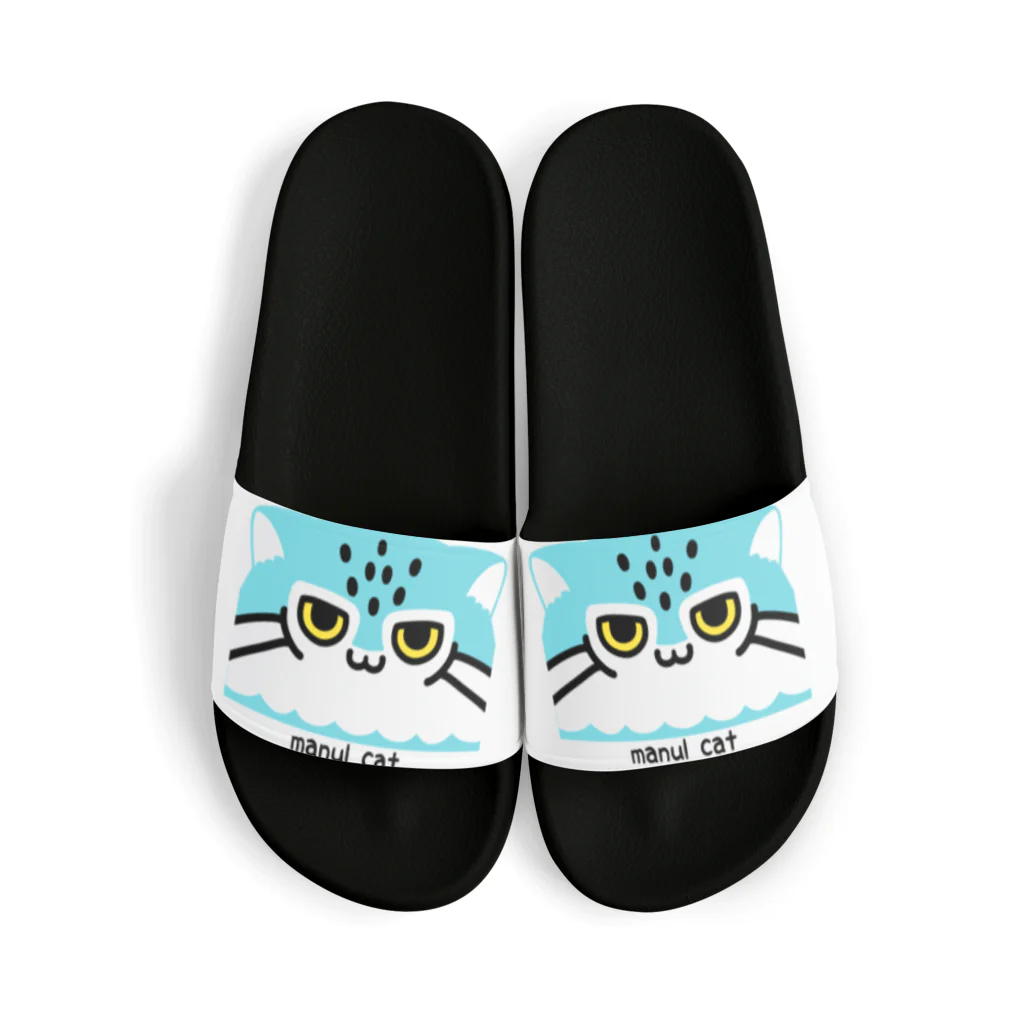 多喜のマヌルちゃんフェイス(水色） Sandals