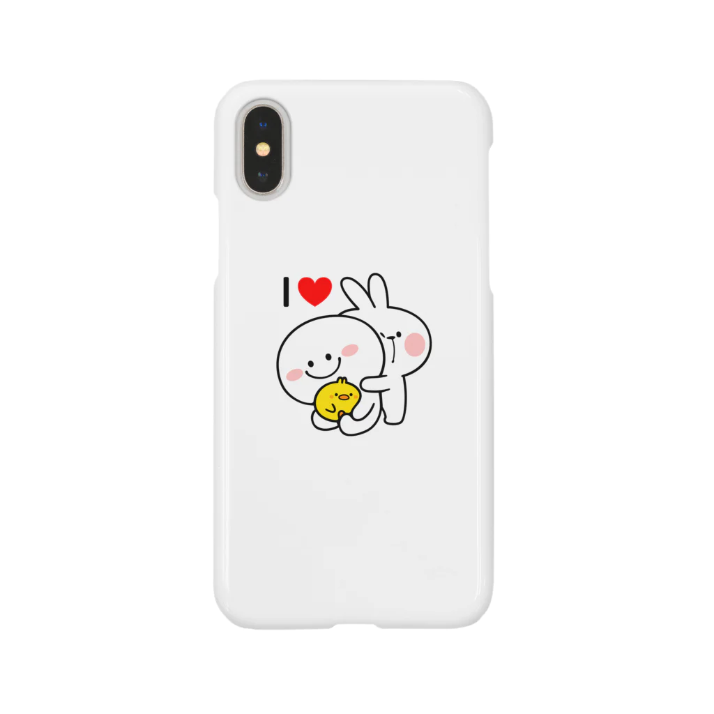 AKIRAMBOWのSpoiled Rabbit - I Love / あまえんぼうさちゃん - I ♥ Smartphone Case