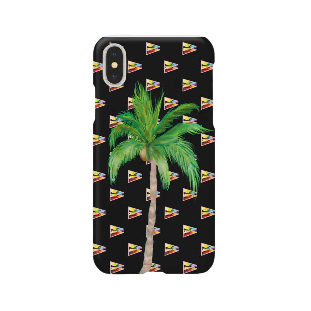 ＳＩＬＶＥＲＷＯＬＦＭＥＮmixculturedesinの２０１８３月ゲリラコレクション「miracle Palm tree」 Smartphone Case