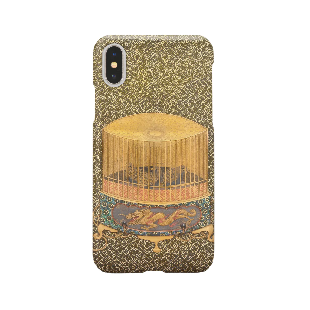 HOKO-ANの鳥籠蒔絵硯箱 Smartphone Case