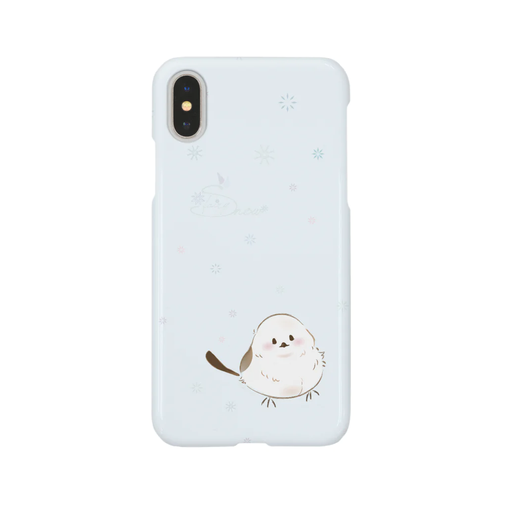 夢見る柴犬のSnow fairy Smartphone Case