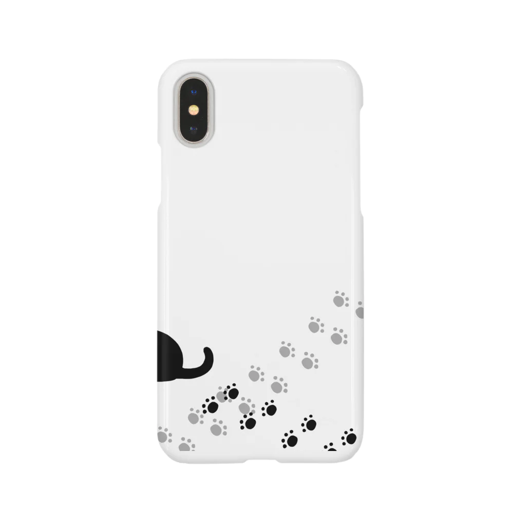 I ❤️ freedomのにゃんこの足跡🐾 Smartphone Case