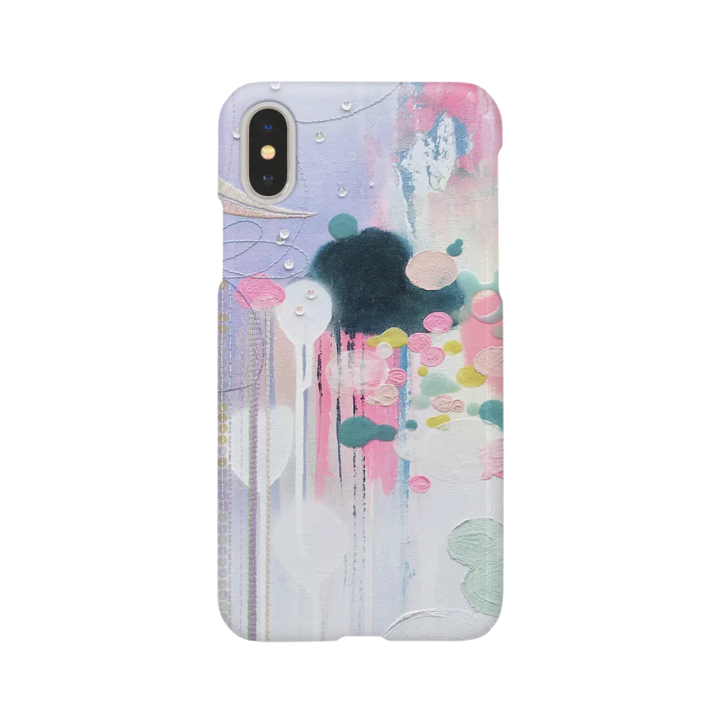 TOMOMIMASUDA-GOODSSTOREのiPhoneケース＊ちゃんとここで見てるから。 Smartphone Case