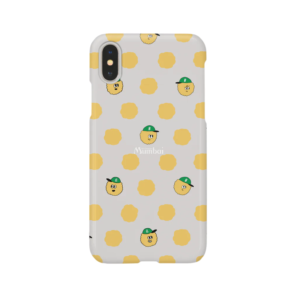 Mumbai Factoryのラドゥ坊やモノグラム風スマホケース（ベージュ系） Smartphone Case