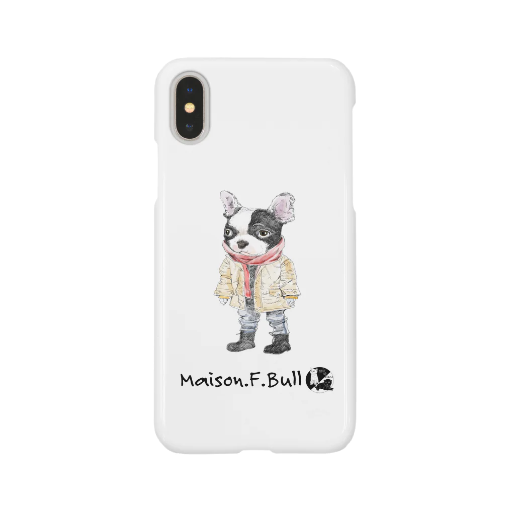 かわいいにゃんことワンコの絵のお店のメイソン.F.ブル Smartphone Case