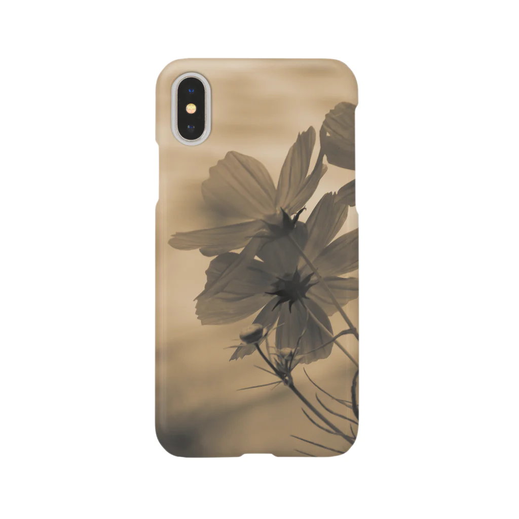 iPhoneケース専門店の花弁(Sepia) Smartphone Case