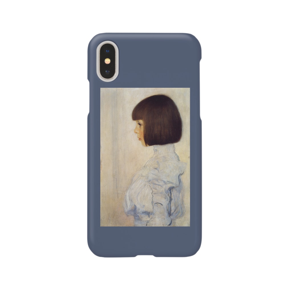 SONOTENI-ARTの001-004　グスタフ・クリムト　『ヘレーネ・クリムトの肖像』　スマホケース　表側面印刷　iPhone XS/X専用デザイン　SC6 Smartphone Case