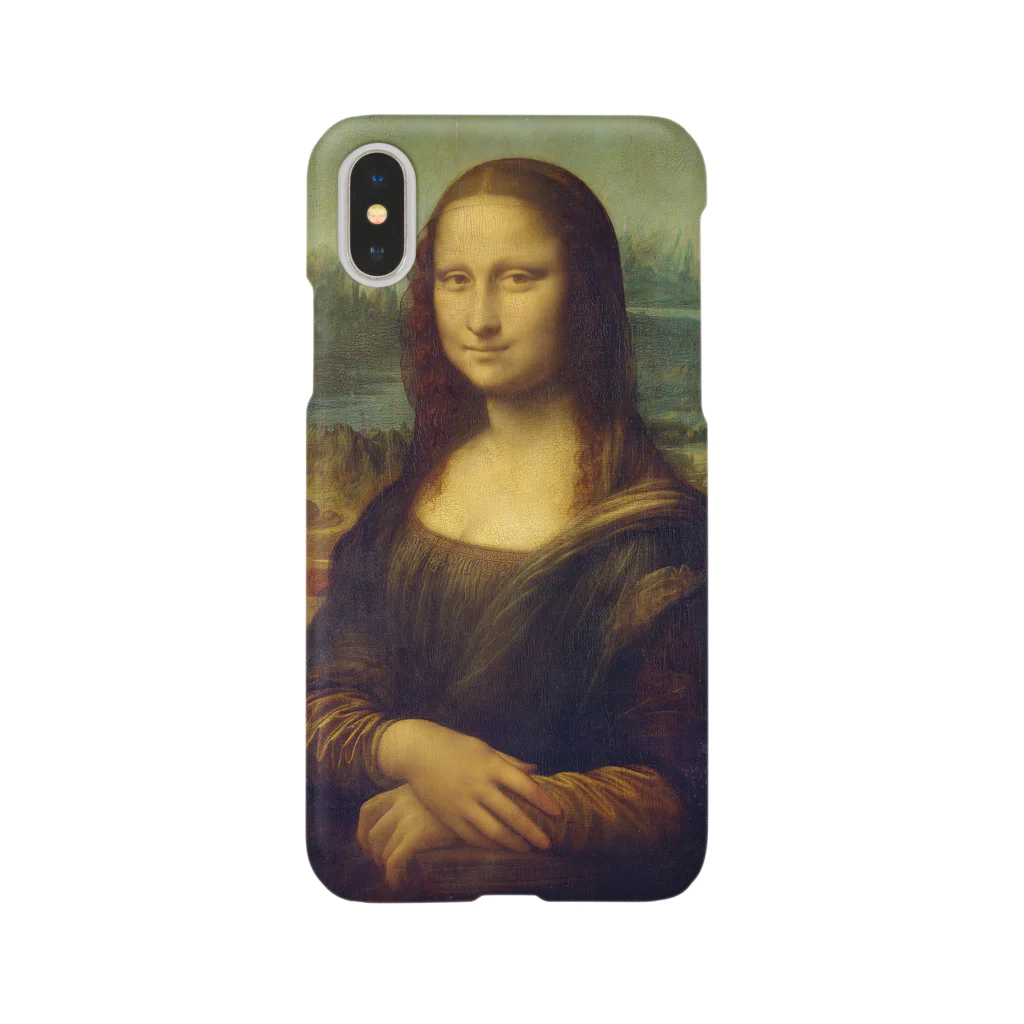 SONOTENI-ARTの018-001　レオナルド・ダ・ヴィンチ　『モナ・リザ』　スマホケース　表側面印刷　iPhone XS/X専用デザイン　SC6 iPhone Smartphone Case