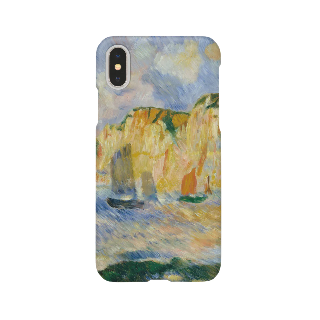 SONOTENI-ARTの016-009　ルノワール　『海と崖』　スマホケース　表側面印刷　iPhone XS/X専用デザイン　SC6 スマホケース