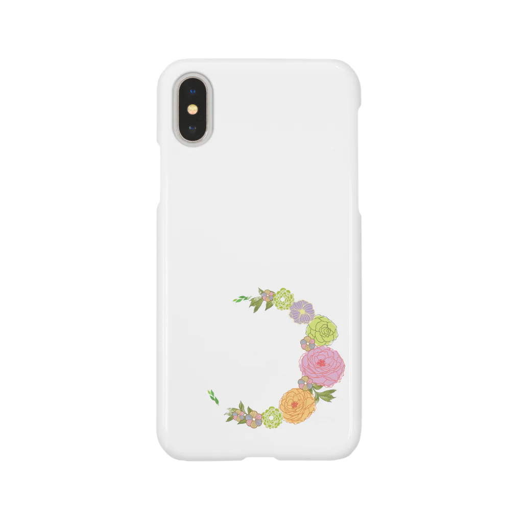 LuLaLysのCrescent Bouquet スマホケース