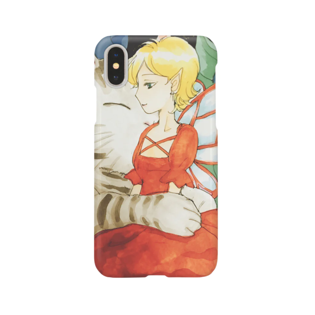 Emma Kingの妖精と猫 Smartphone Case