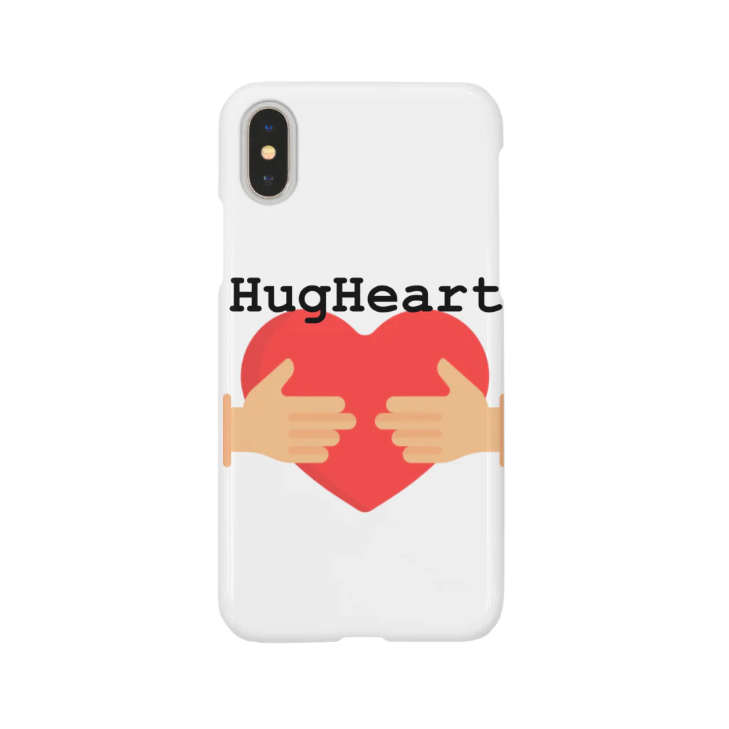 死ぬまでにやりたいことリストを叶え合うアプリHugHeartのグッズ屋さんの HugHeart スマホケース