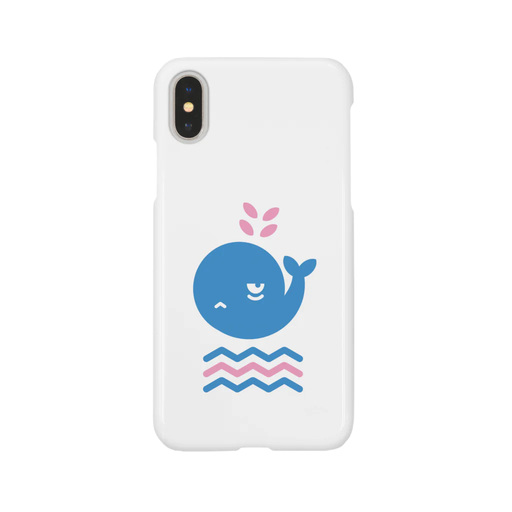 Untitledのシロナガくん-ロゴ Smartphone Case