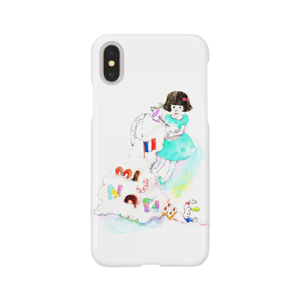 mignonne ミニョンヌのミニョンヌちゃんとうさぎ Smartphone Case