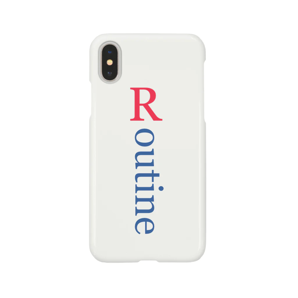 トリコロールカラーのルーティン Smartphone Case