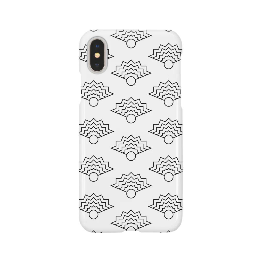 Nippon Malaya / 日本マラヤのNIMAFUKU (Pattern - White) スマホケース