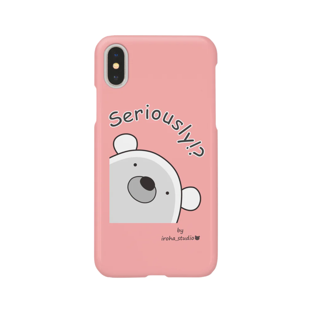 iroha_studioのくまのポポ（Seriously!?） Smartphone Case