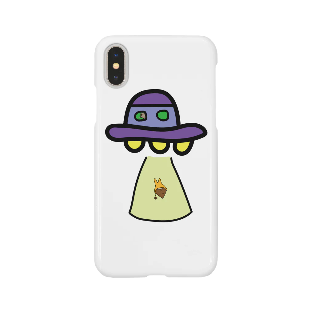 BASE PINE BOYのUFOとくりぼーい Smartphone Case