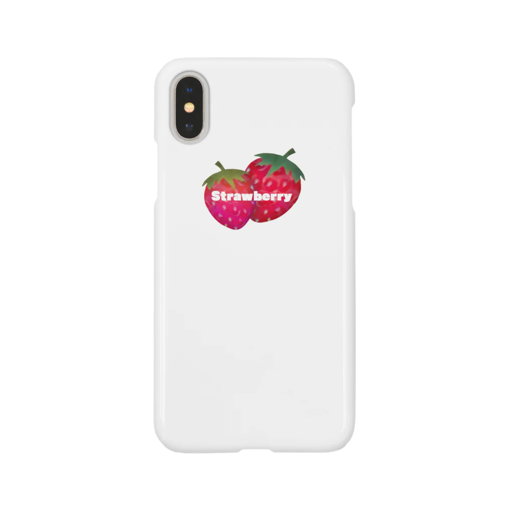 KIMAMAnaNON のシンプルにイチゴ Smartphone Case