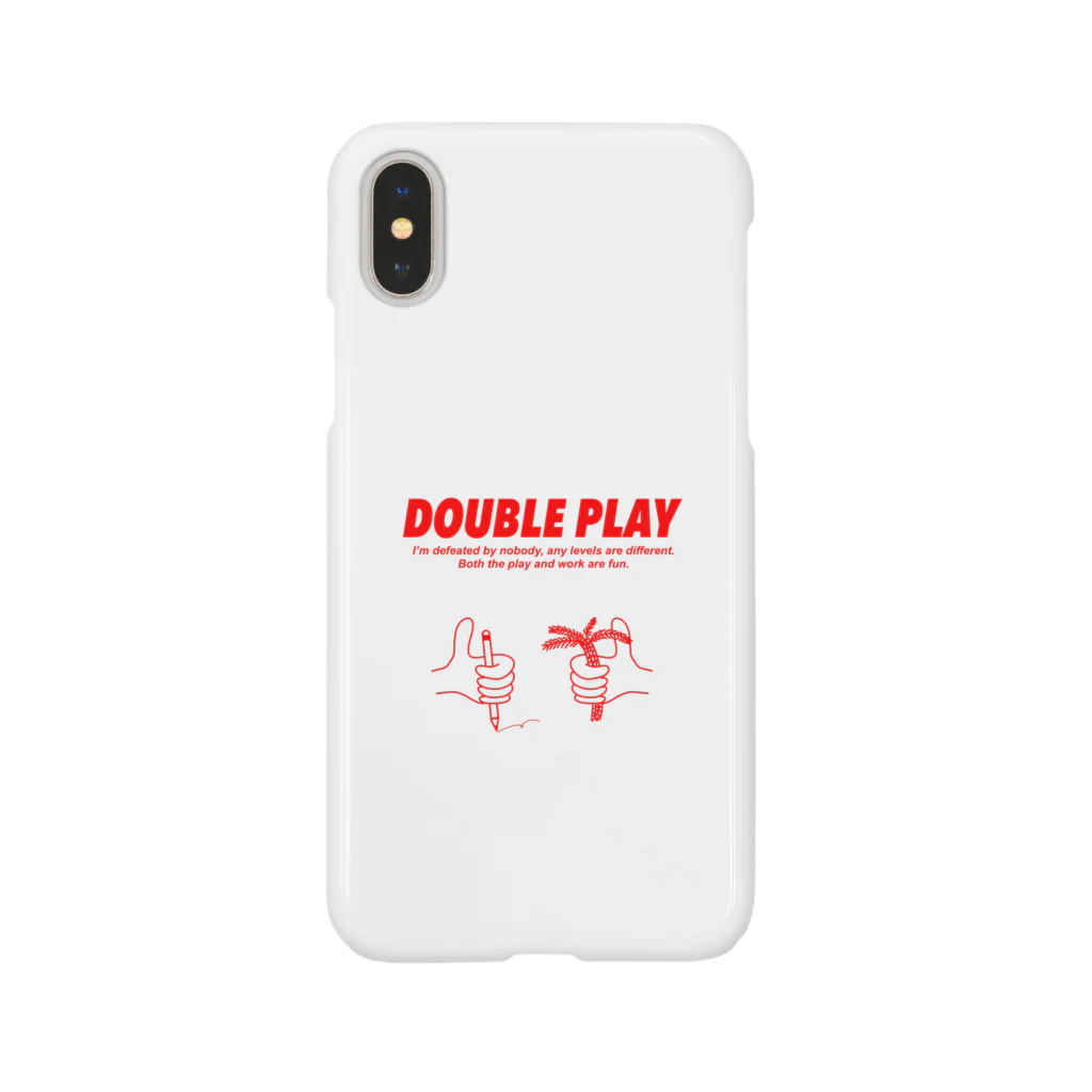 DOUBLE PLAY®︎のwork × play RED スマホケース